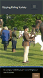 Mobile Screenshot of gippingridingsociety.onesuffolk.net
