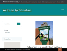 Tablet Screenshot of pakenham.onesuffolk.net