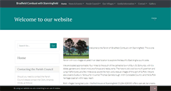 Desktop Screenshot of bradfieldcombust.onesuffolk.net